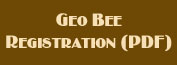 2012 Geography Bee Registration Form